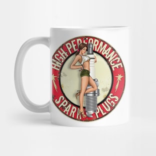 High Performance Spark Plugs - Pin Up Girl Mug